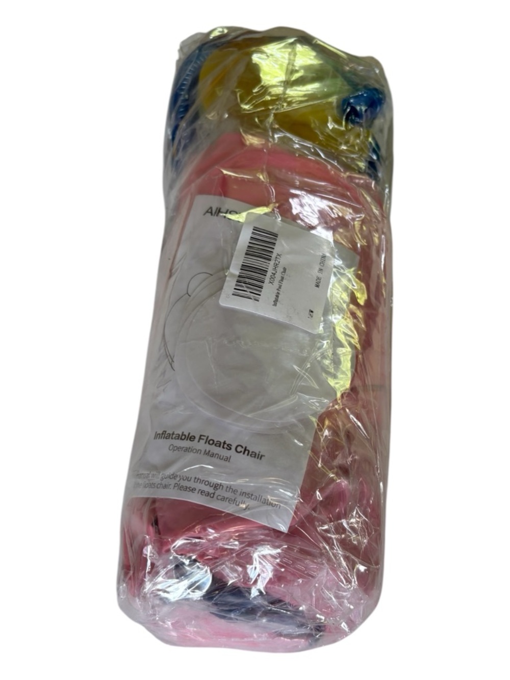 Inflatable Pool Float Chair. Pink blue